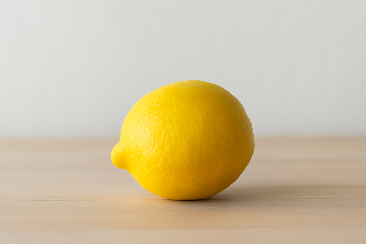 Lemon on Table